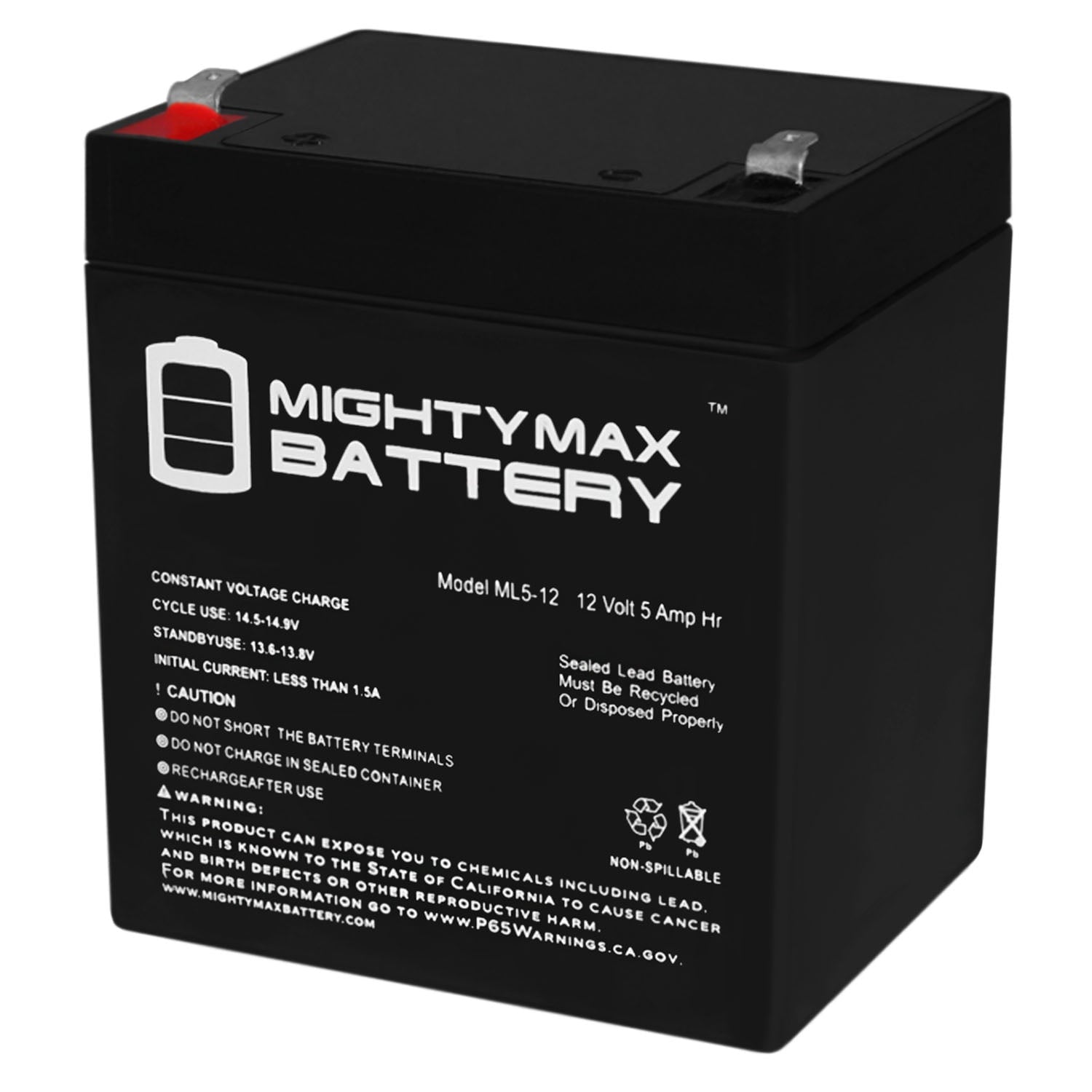 12V 5AH Rechargeable Sealed Lead Acid Battery