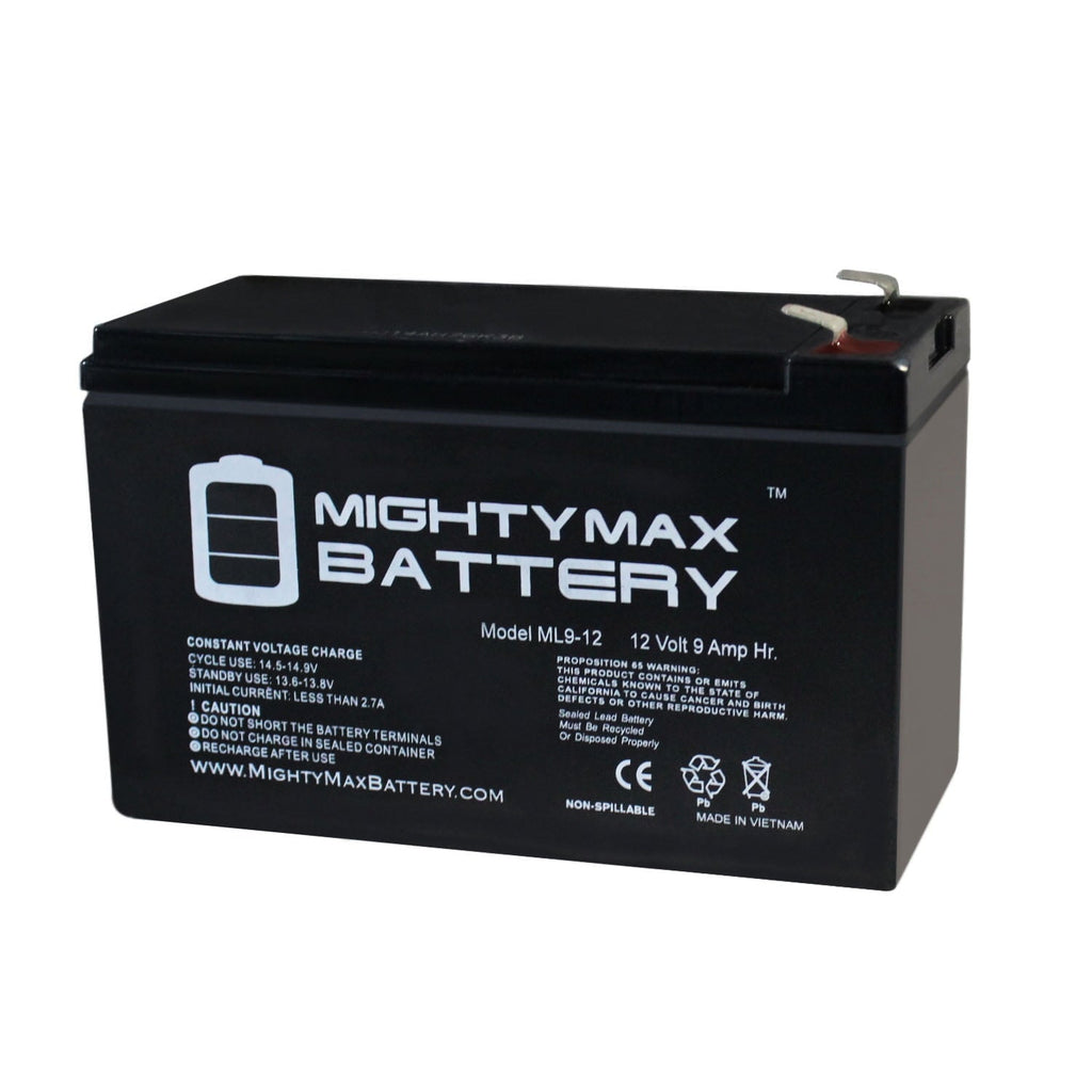 12V 9AH SLA Battery Replaces PE12V9 PX12090 UB1290