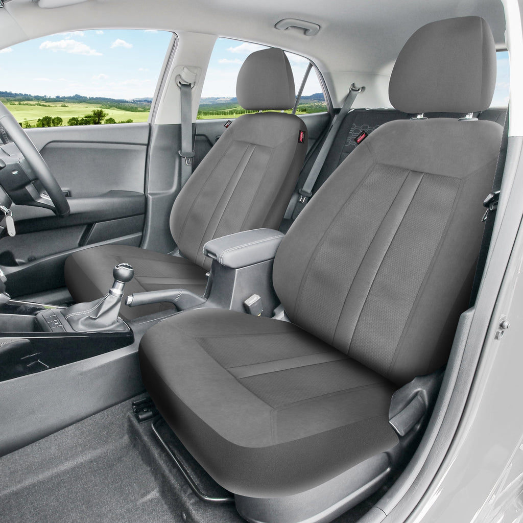 Genuine Dickies 2 Piece Sorrento Car Seat Covers, Gray