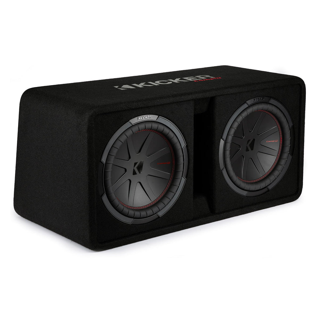 KICKER 48DCWR122 CompR 12" 2 Ohm 2000W Max Power Dual Car Audio Subwoofer