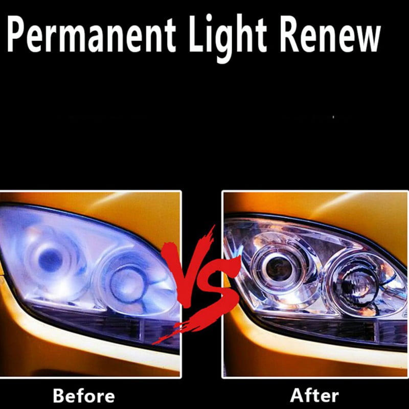 50ML Car Headlight Repair Fluid Kit Lamp Cover Scratch Repair Refurbished Brightening Cleaning Restoration
