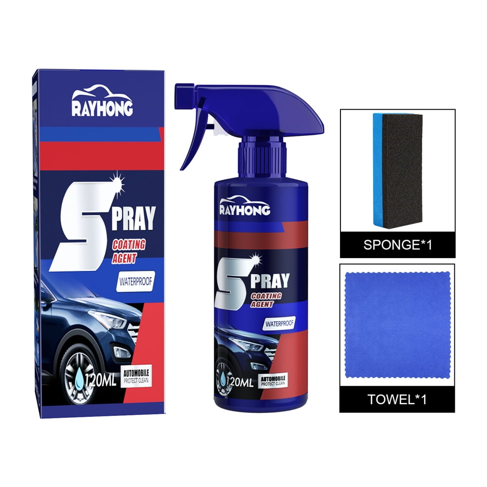 3 -Piece Set RAYHONG Quick-acting Coating Spray Car Nano-ceramic Coating Agent Car Scratch Repair Glass Hydrophobic Coating Care