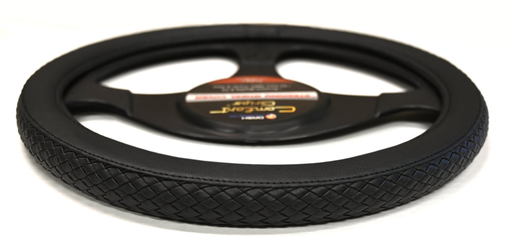 Comfort Grips Steering Wheel Cover - Riata Medium (14.5 - 15.4) Black