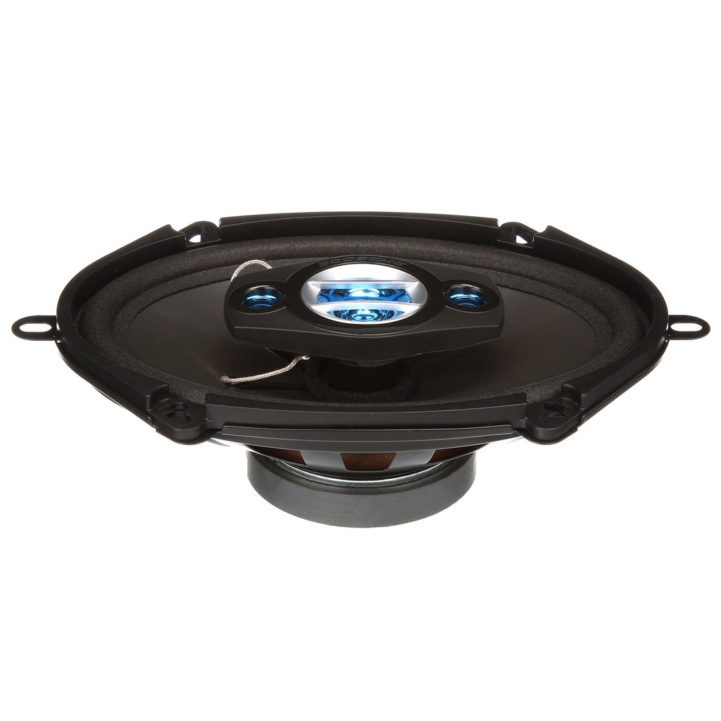 Scosche HD57684SD 4-Way HD Car Speaker Set w/ 200 W Peak/50 W RMS per Speaker, Pair Black New