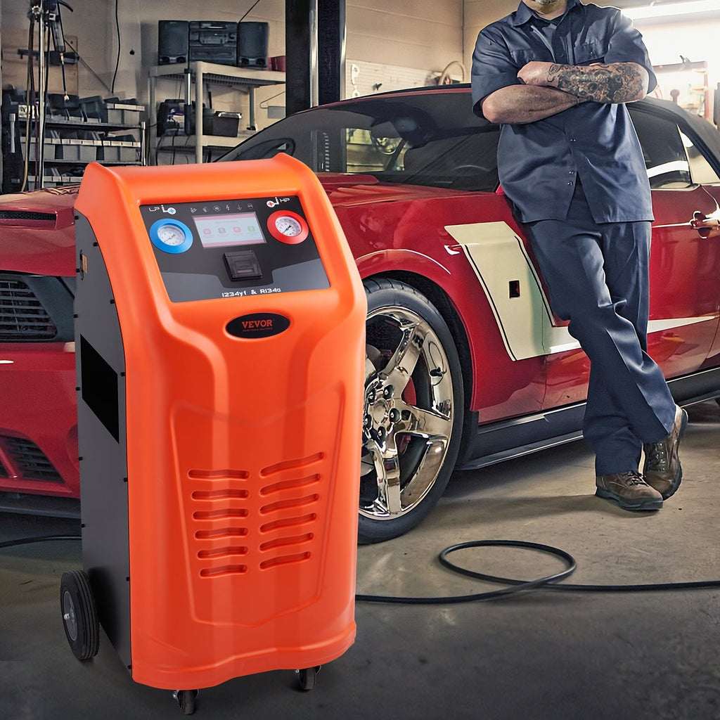 BENTISM Refrigerant Recovery Recharge Machine Fully Automatic for R134a & R1234yf