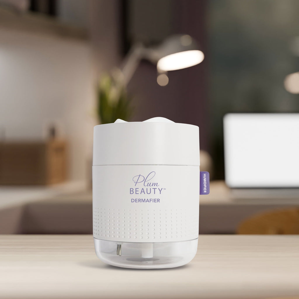 Plum Beauty, Skin Hydrating Portable Beauty Desktop Area Humidifier with Night Light