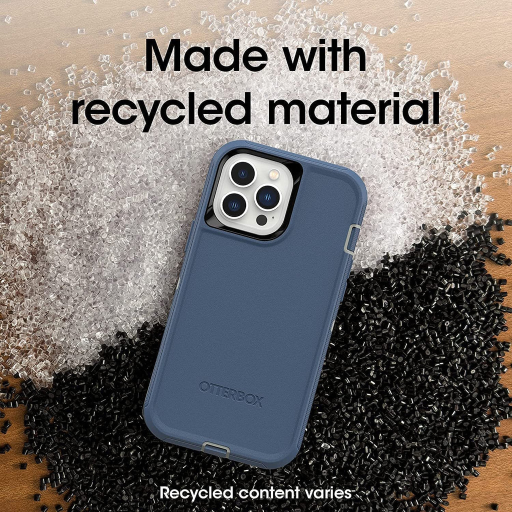 OtterBox Defender Series Screenless Edition Case for iPhone 13 Pro Max & iPhone 12 Pro Max Only - Case Only - Non-Retail Packaging - Fort Blue
