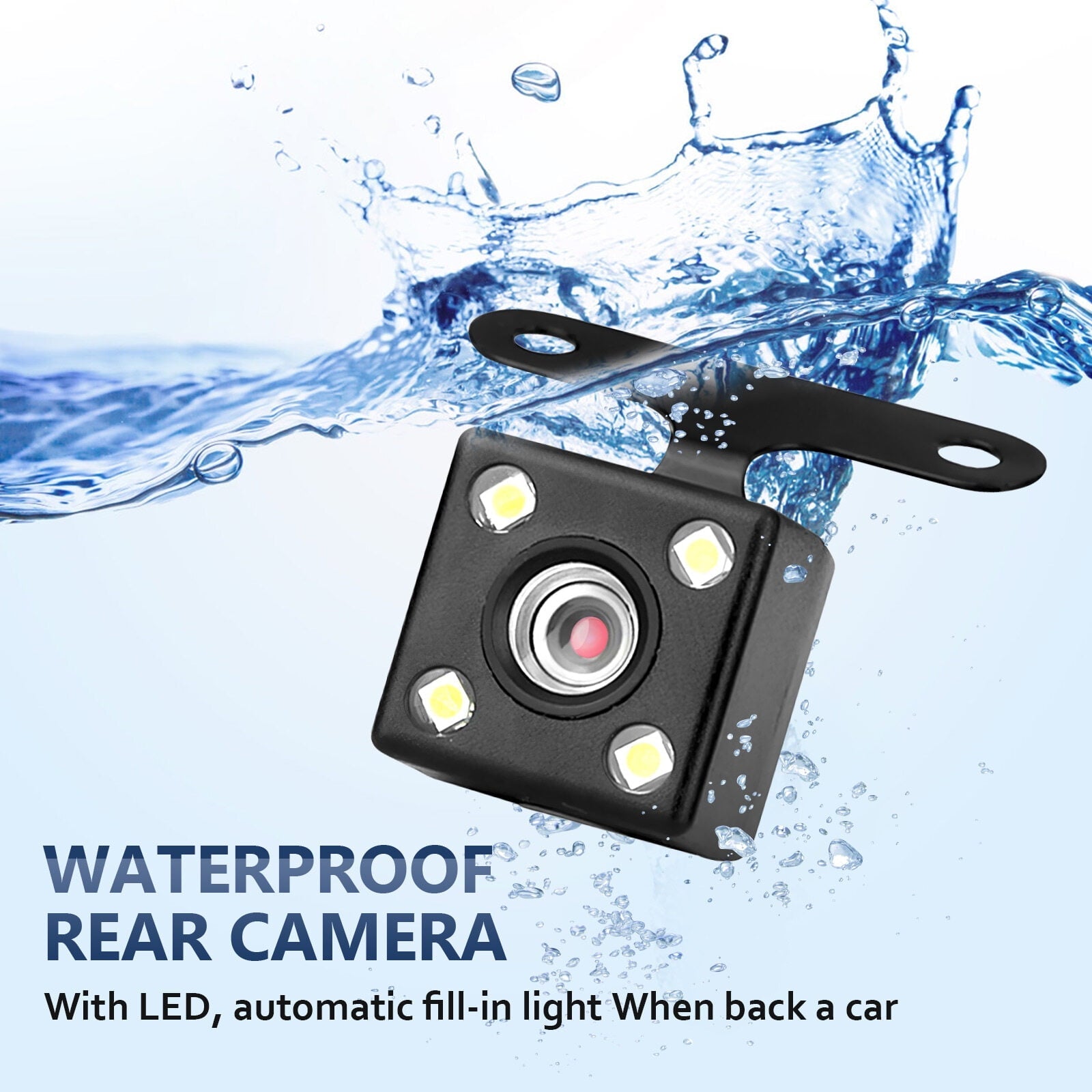 3 Channel Dash Cam Front and Rear Inside, 1080P Dash Camera for Cars, Dashcam Three Way Triple Car Camera with IR Night Vision, Loop Recording, G-Sensor, Parking Monitor, 24 Hours Recording
