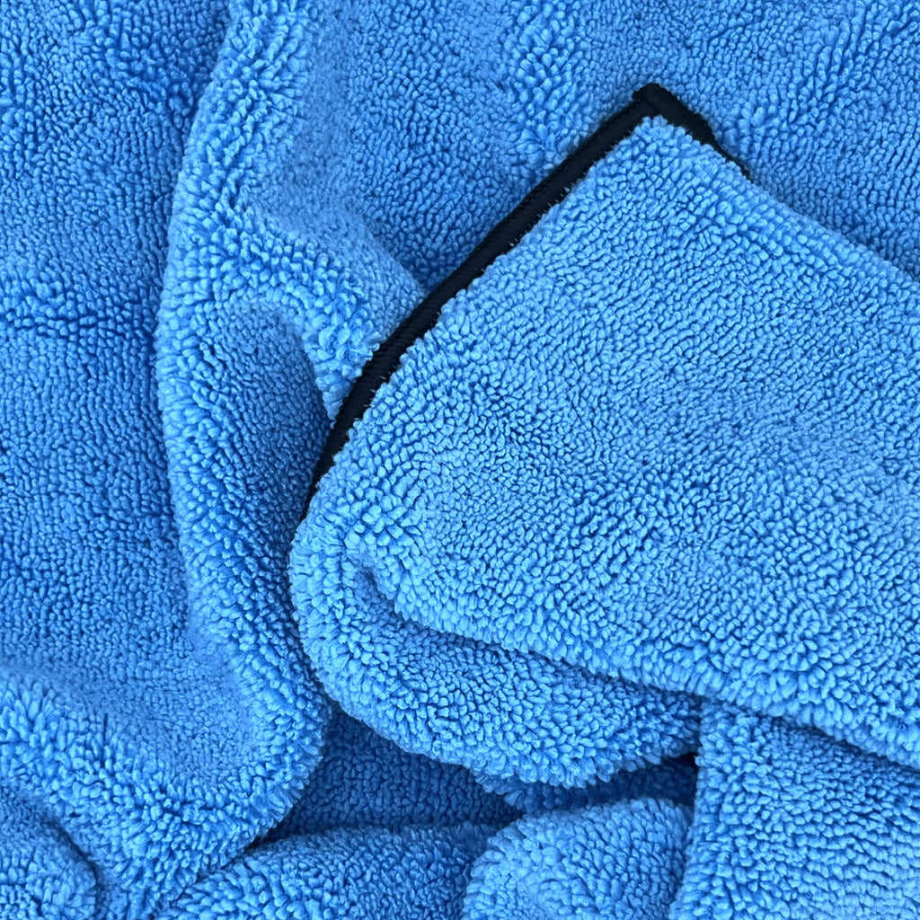 Auto Drive Large Microfiber Car Drying Towel 6SQFT, Super Absorbent, Blue