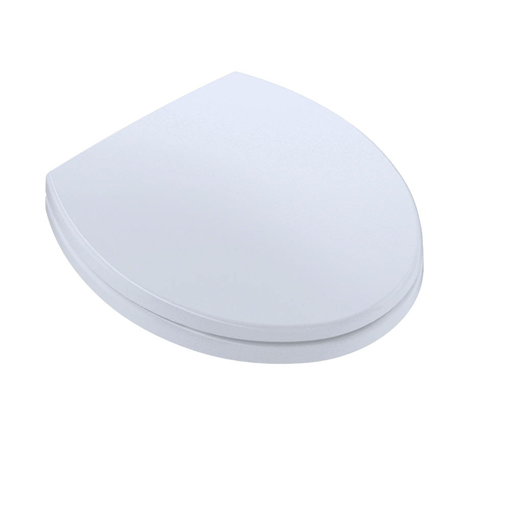 TOTO® SoftClose®Non Slamming, Slow Close Round Toilet Seat and Lid,Cotton White - SS113#01