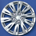 15-inch Wheel Cover, Silver Alloy Finish, Auto Drive Brand, ABS Plastic Material, Mfg Part No. KT1037-15SL
