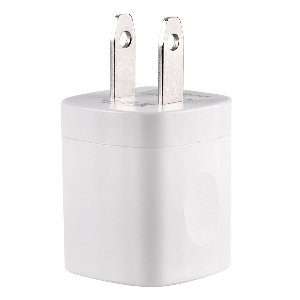 USB Wall Charger Adapter 1A/5V 5-Pack Travel USB Plug Charging Block Brick Charger Power Adapter Cube Compatible with iPhone XS/XS Max/X/8/7/6 Plus, Galaxy S9/S8/S8 Plus, Moto, Kindle, LG, HTC, Google