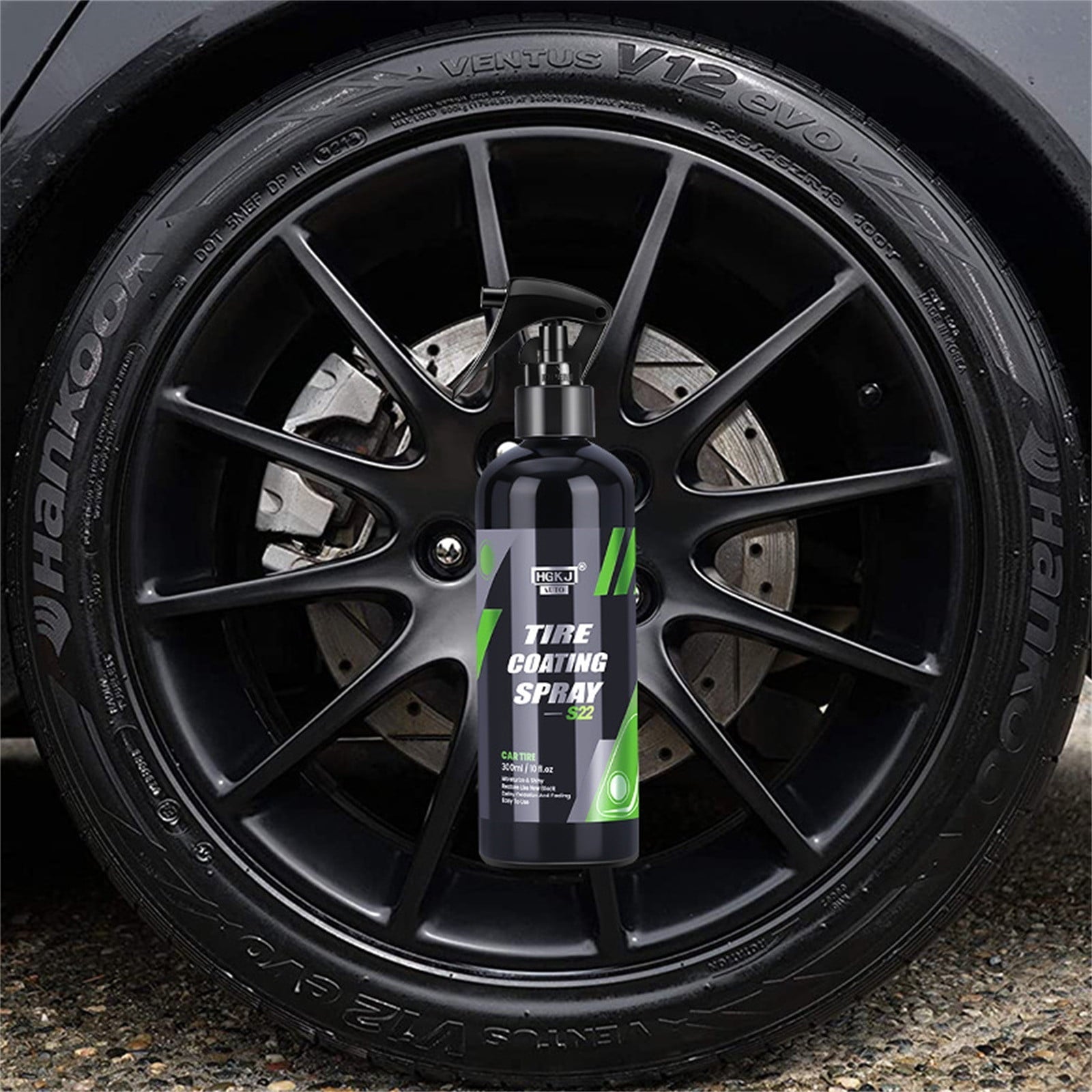 Fridja 50/100/300Ml Tire Coating Spray,Car Tire Coating Polish,Automobile Tire Curing Spray
