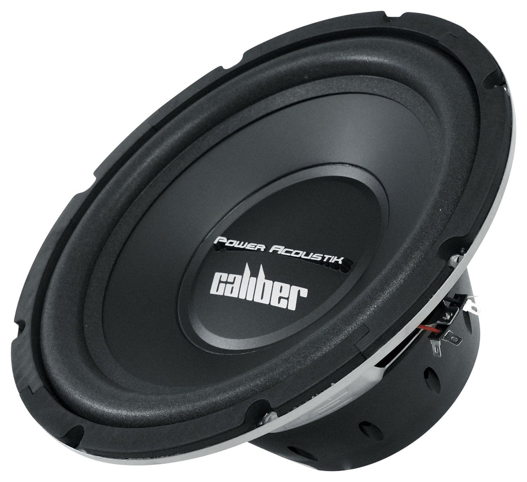 (2) Power Acoustik CBW-124 12" 1500 Watt Car Subwoofers+Sealed Sub Box Enclosure