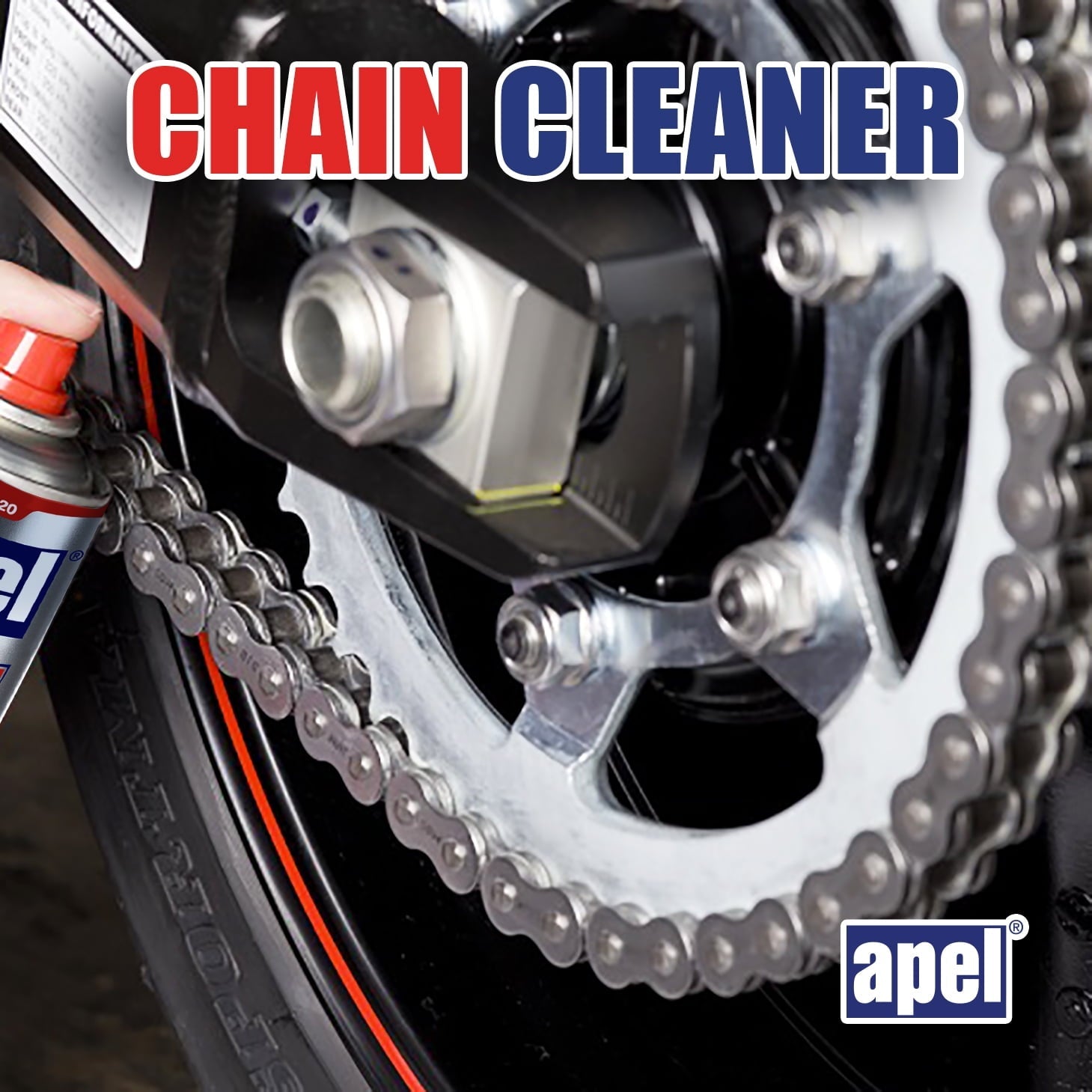 APEL Brake Parts Cleaner (6 x 15.1 fl oz) Brake Pad Disc Springs Calipers (Pack of 6)