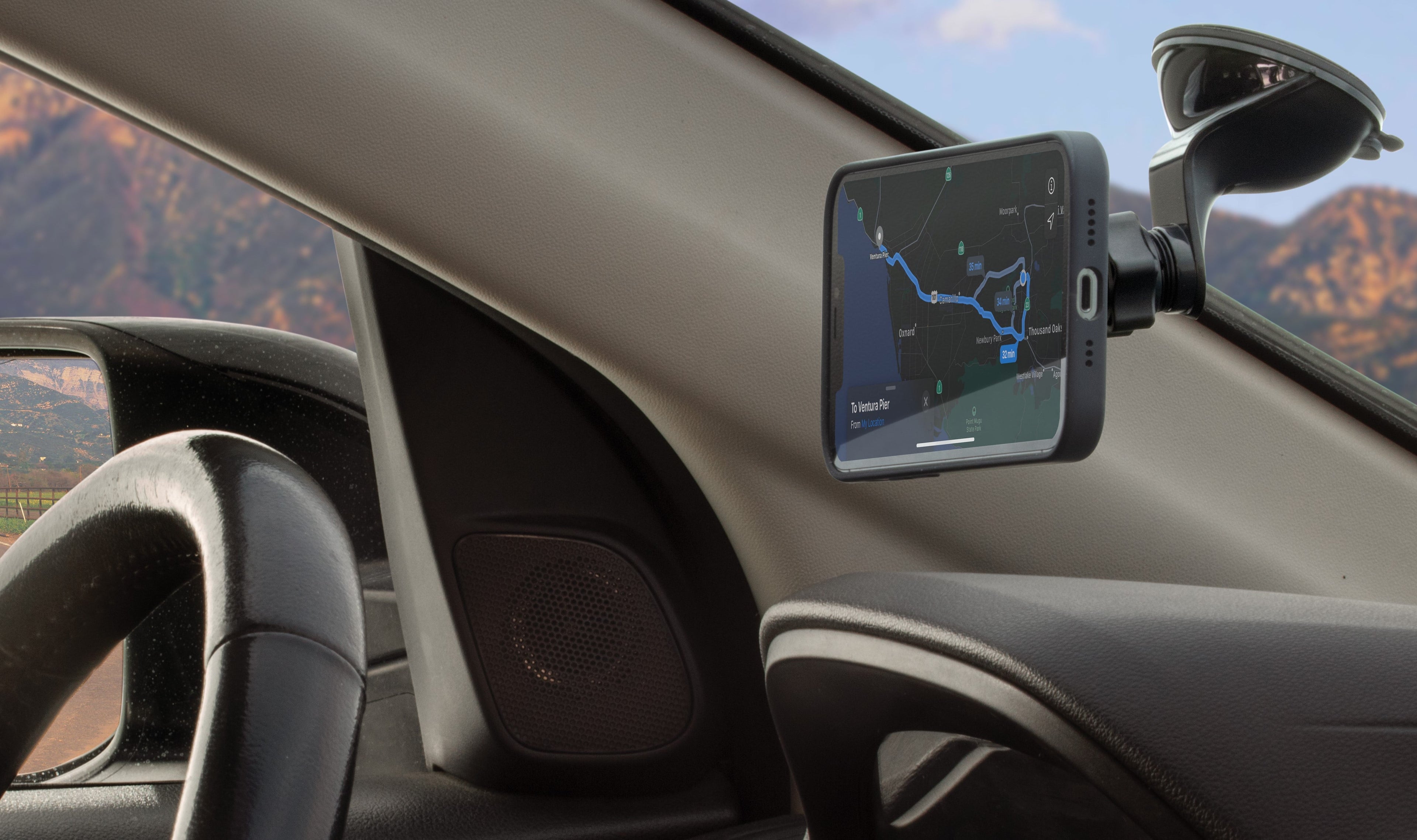 Scosche Magwsm-sp1 Magic Mount Magnetic Dash/Window Suction Mount for Mobile Devices Adjustable 360