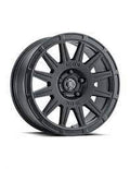 15x7 Icon Alloys Ricochet Satin Black Wheel 5x100 (15mm) Fits select: 2016-2023 SUBARU CROSSTREK, 2013-2015 SUBARU XV CROSSTREK