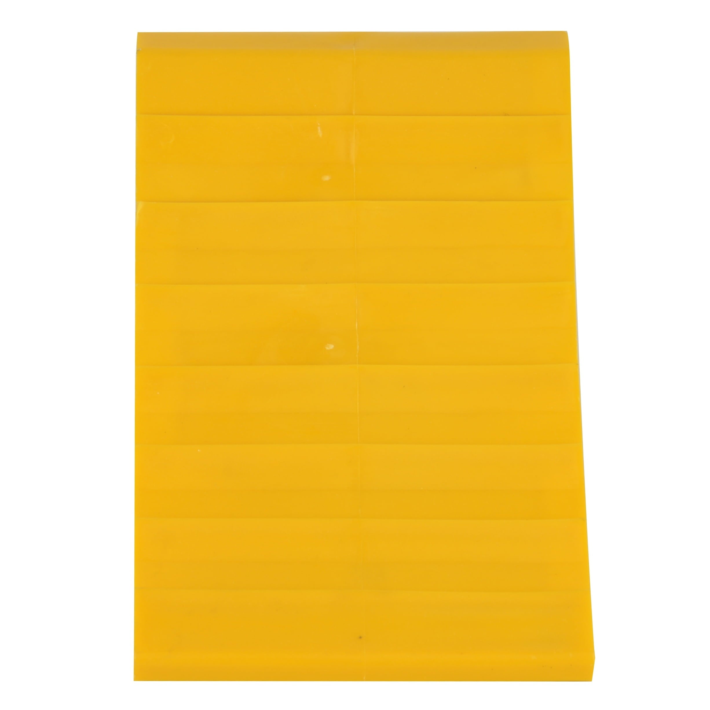 Hyper Tough Wheel Chock Heavy Duty Yellow Plastic