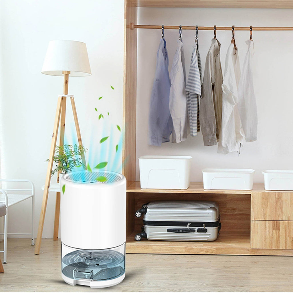 WGOUP Dehumidifiers For Home, 280 S Q.ft Quiet Dehumidifier, Portable Small Dehumidifier With Color Lights, Remove Humidity In Basement, Bedroom, Bathroom, RV, Closet,One Size