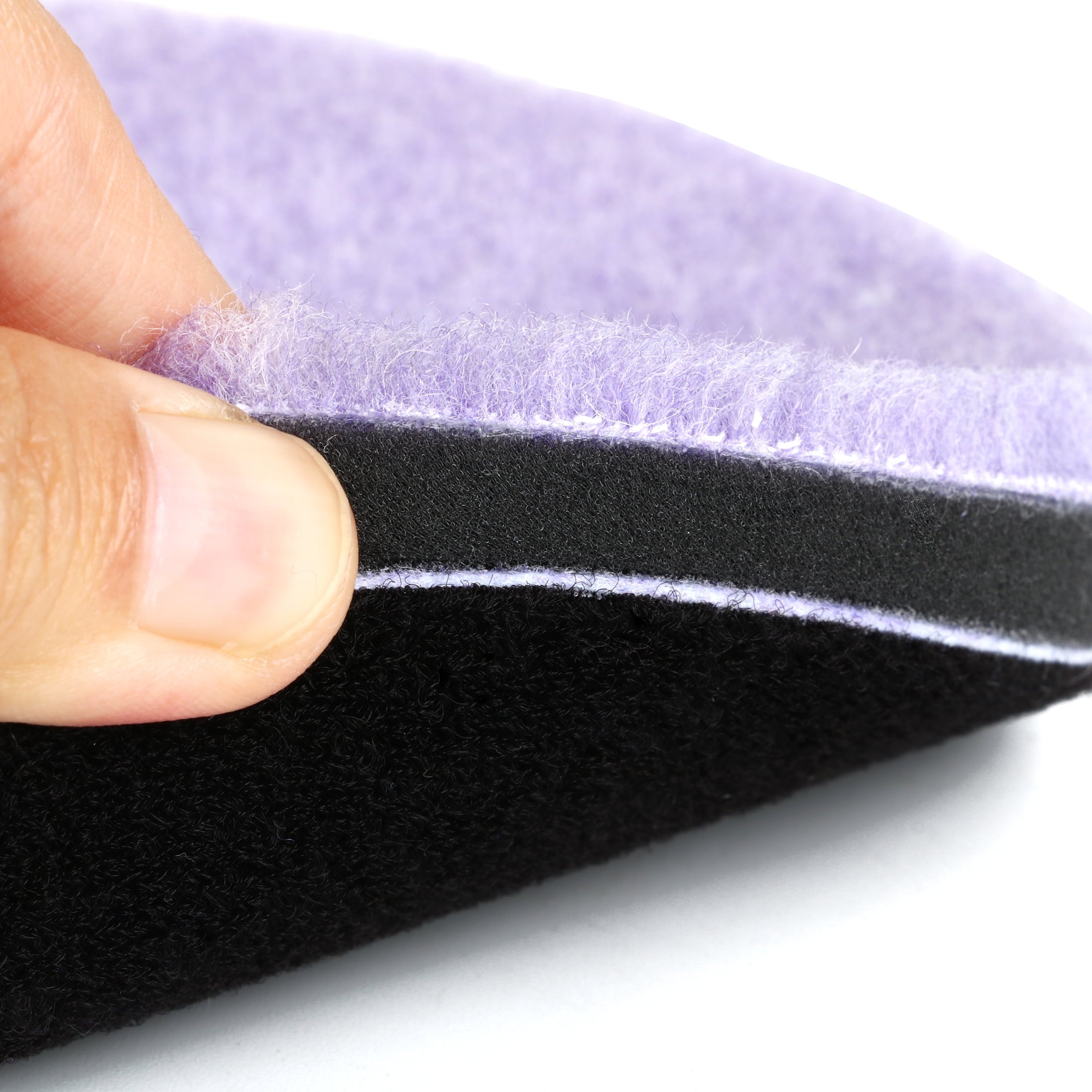 Lake Country Purple Foamed-Wool Buffing and Polishing Pad, 5.25"