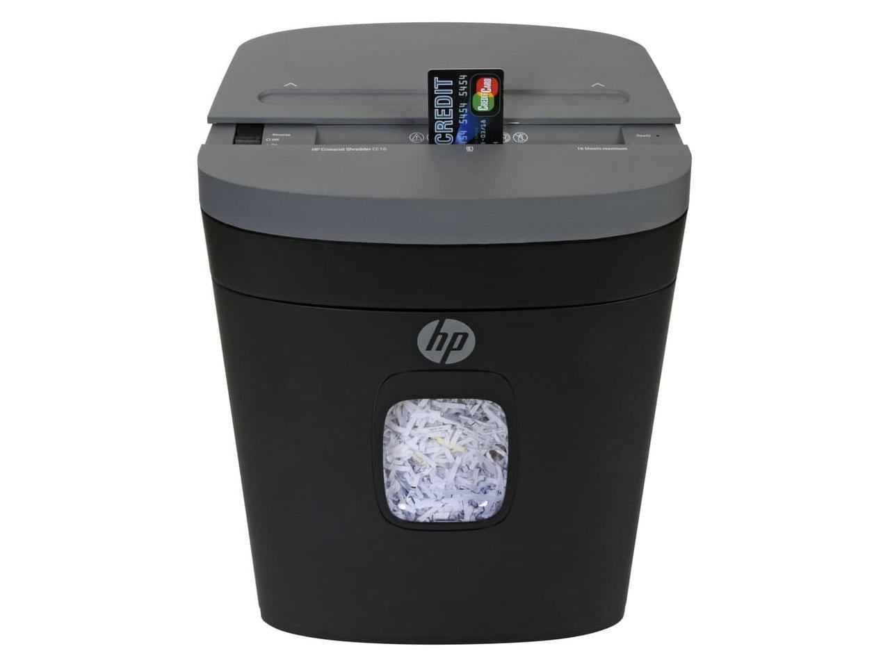 Royal CC16 Paper Shredder - Cross Cut - 16 Per Pass - for shredding Paper, Staples, Credit Card, Envelope - 8.75" Throat - 3 Minute Run Time - 40 Minute Cool Down Time - 5 gal Wastebin Capacity -