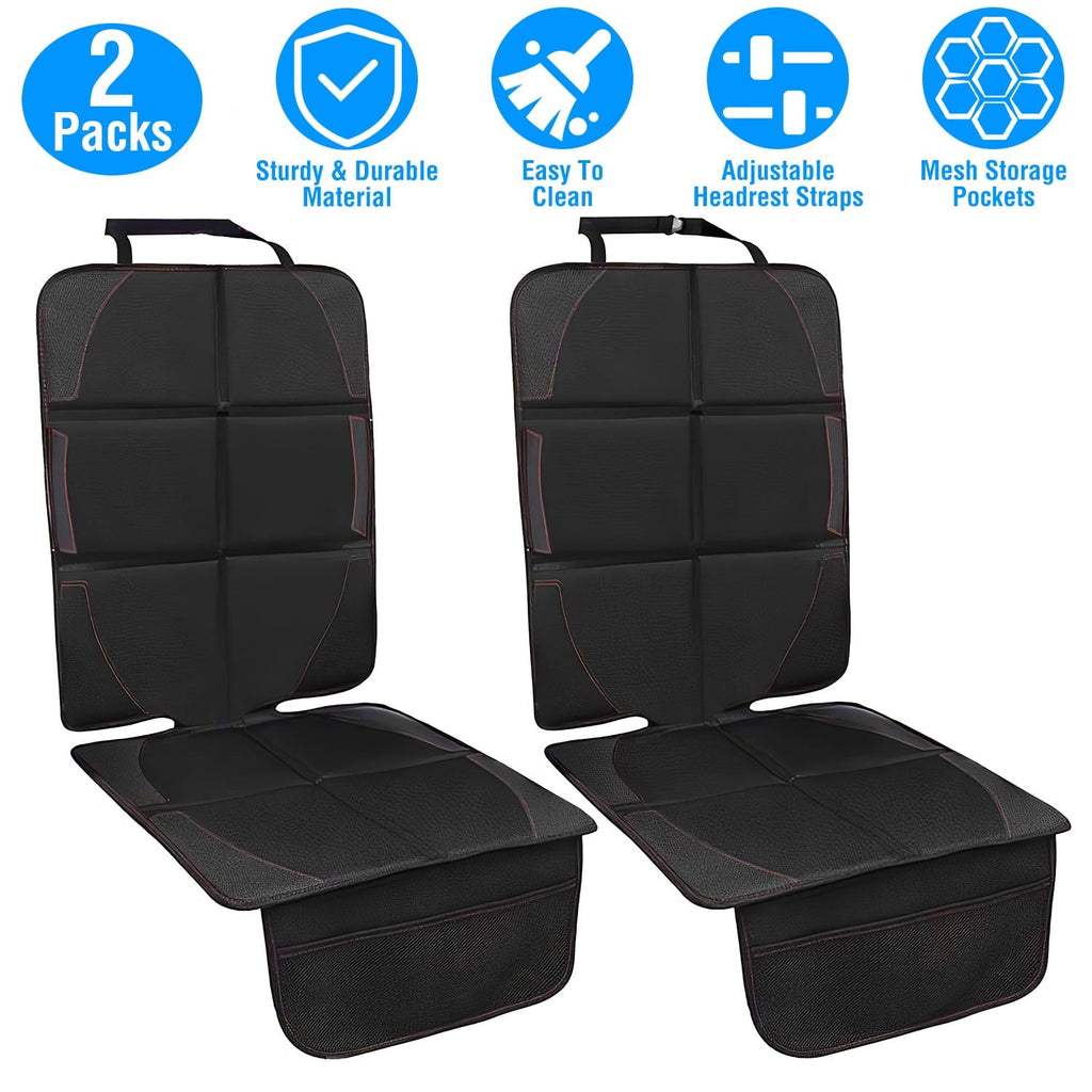 iMountek 2 Packs Protector with Thick Padding Protector Car Seat Car Seat Pad Car Seat Cushion