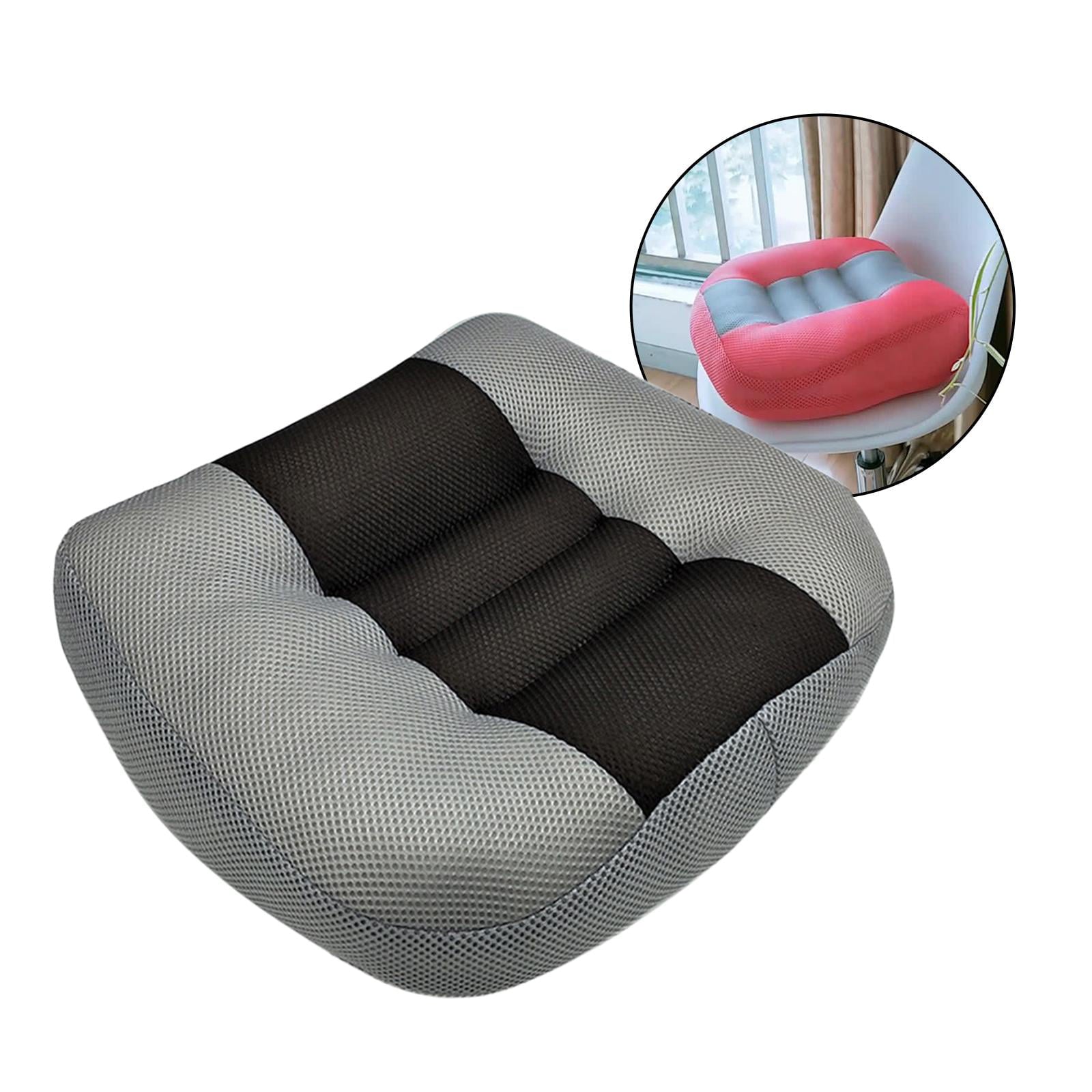 Car Seat Cushion Heightening Height Boost Mat, Car Seat Pad Angle Lift Grey