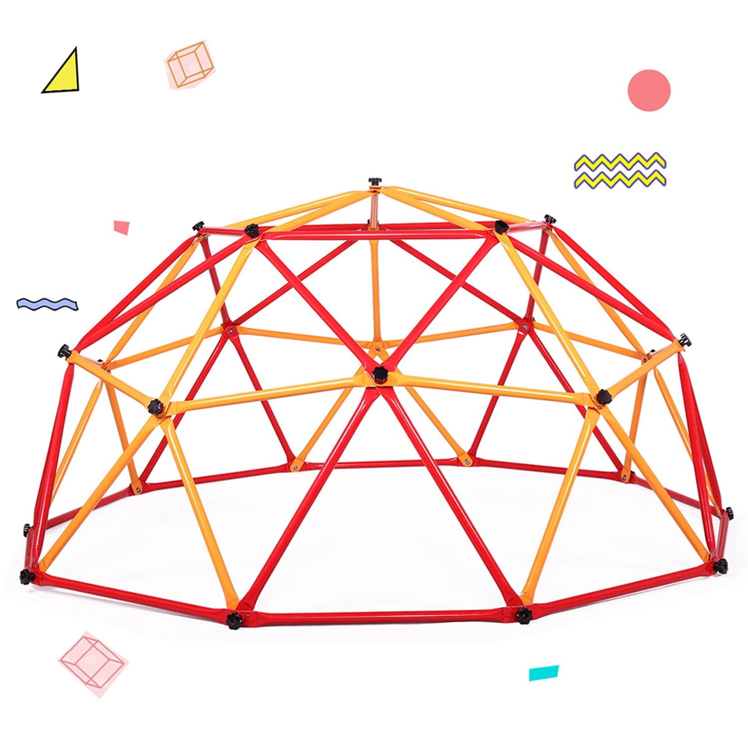 Kid's Exercise Dome Climber, Outdoor Monkey Climbing Bars Play Center for Fun