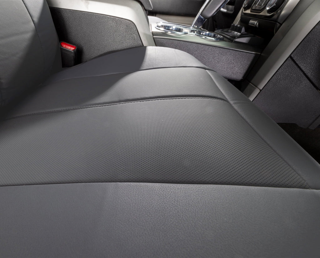 Auto Drive Custom Leather Car Seat Cover Fit for Dodge Ram 1500 2013-2019 Grey