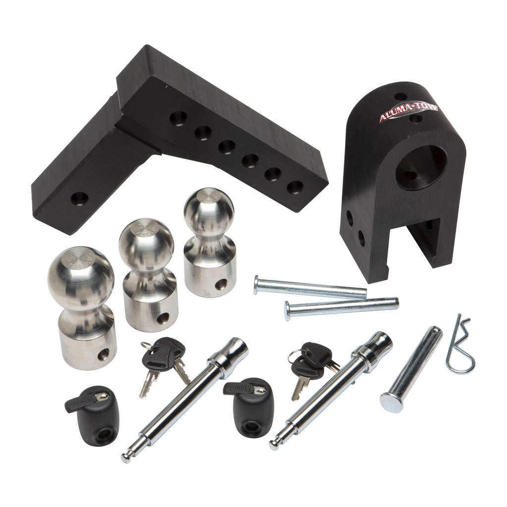 Aluma-Tow UT623800 Ultra Adjustable Ball Mount Kit for 2 Inch Receivers