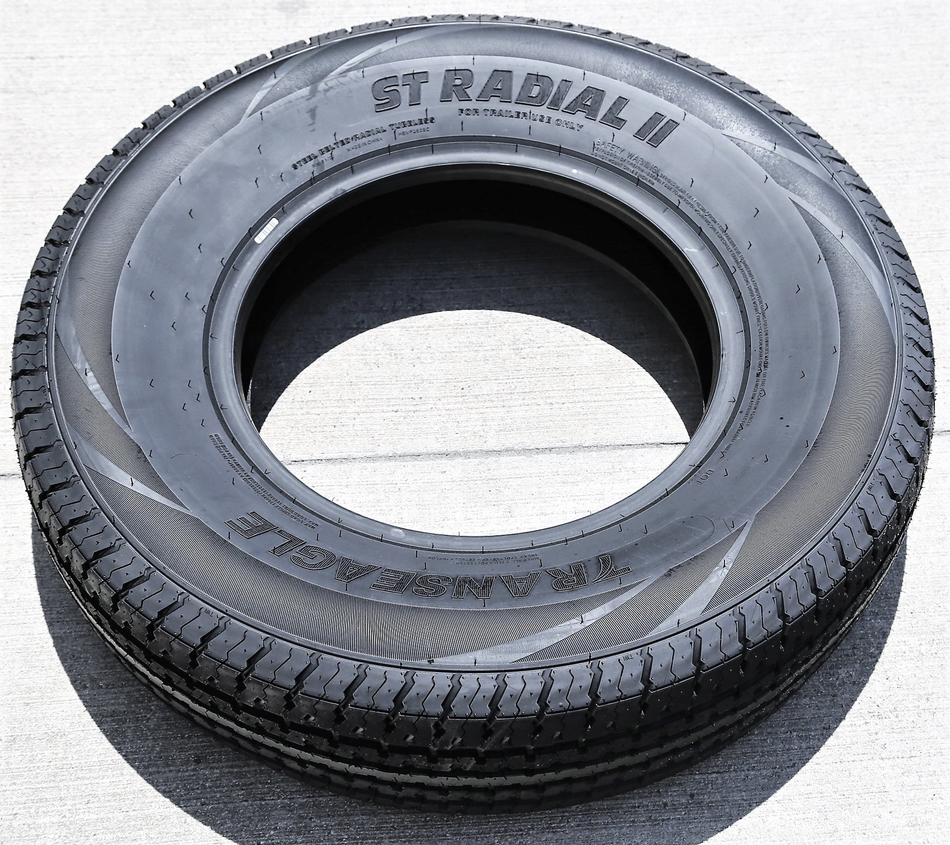 Set of 4 (FOUR) Transeagle ST Radial II Steel Belted ST 235/80R16 Load E (10 Ply) Trailer Tires