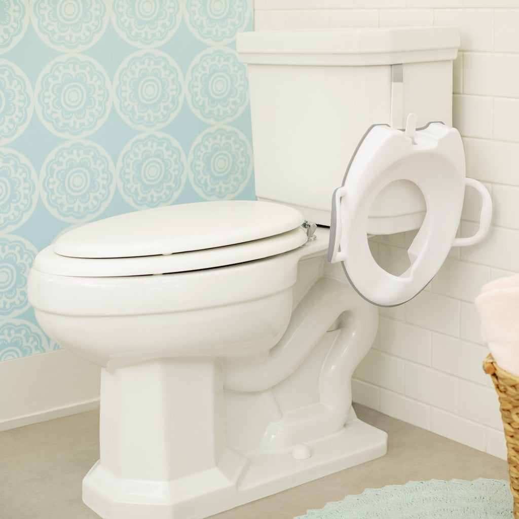 Munchkin Sturdy Toddler Potty Seat, Built-in Handles, Unisex, Gray