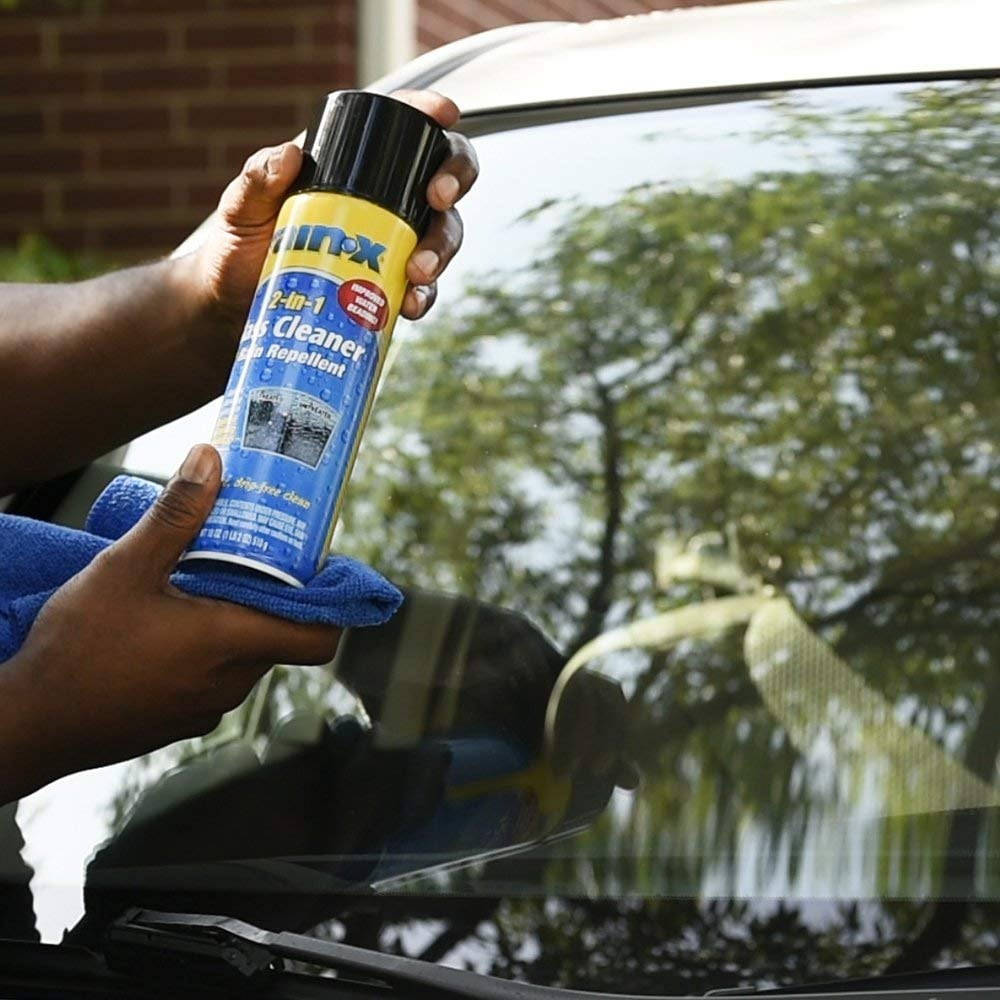 Rain-x 2 in 1 Glass Cleaner and Rain Repellent, 18 Ounce Aerosol - 5080233W