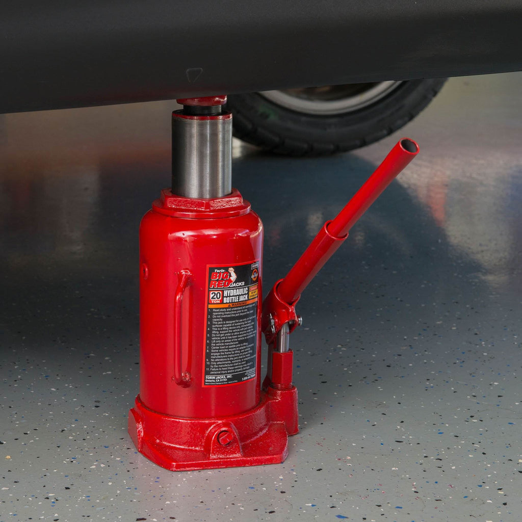 Torin Jacks Big Red 20 Ton Heavy Duty Hydraulic Welded Bottle Jack,T92003