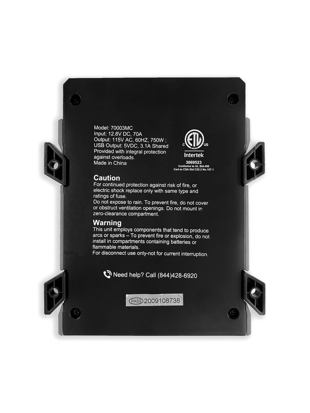 EVST 750 WATTS VEHICLE POWER INVERTER