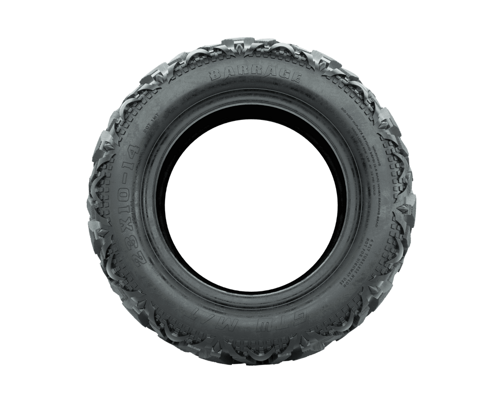 23" Tall GTW Barrage Mud Terrain 23X10-14 Golf Cart Tire