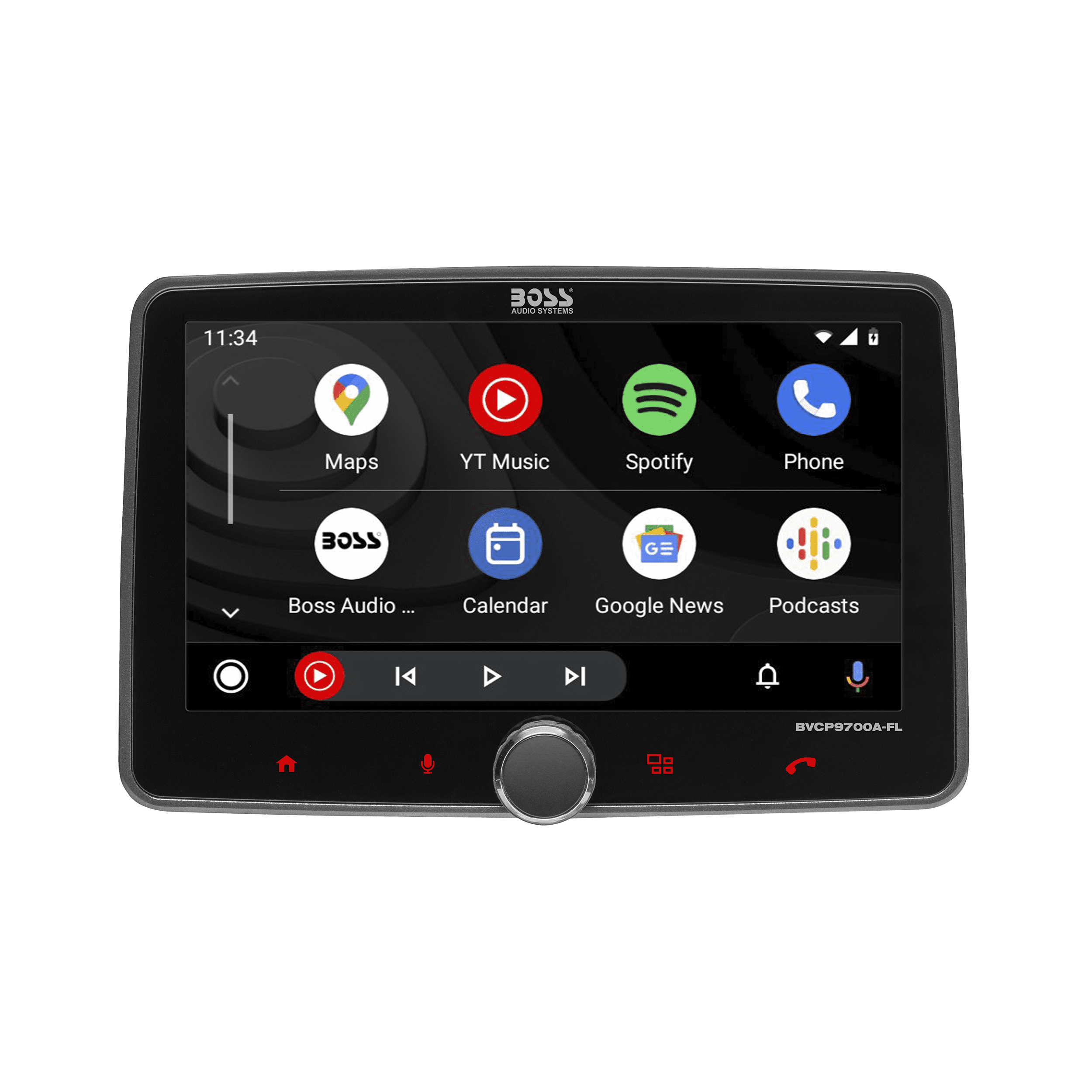 BOSS Audio Systems BVCP9700A-CFL Single Din Car Stereo System with Backup Camera