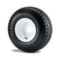18x8.5-8 Traction 6ply Tire Mounted On White Steel Wheel