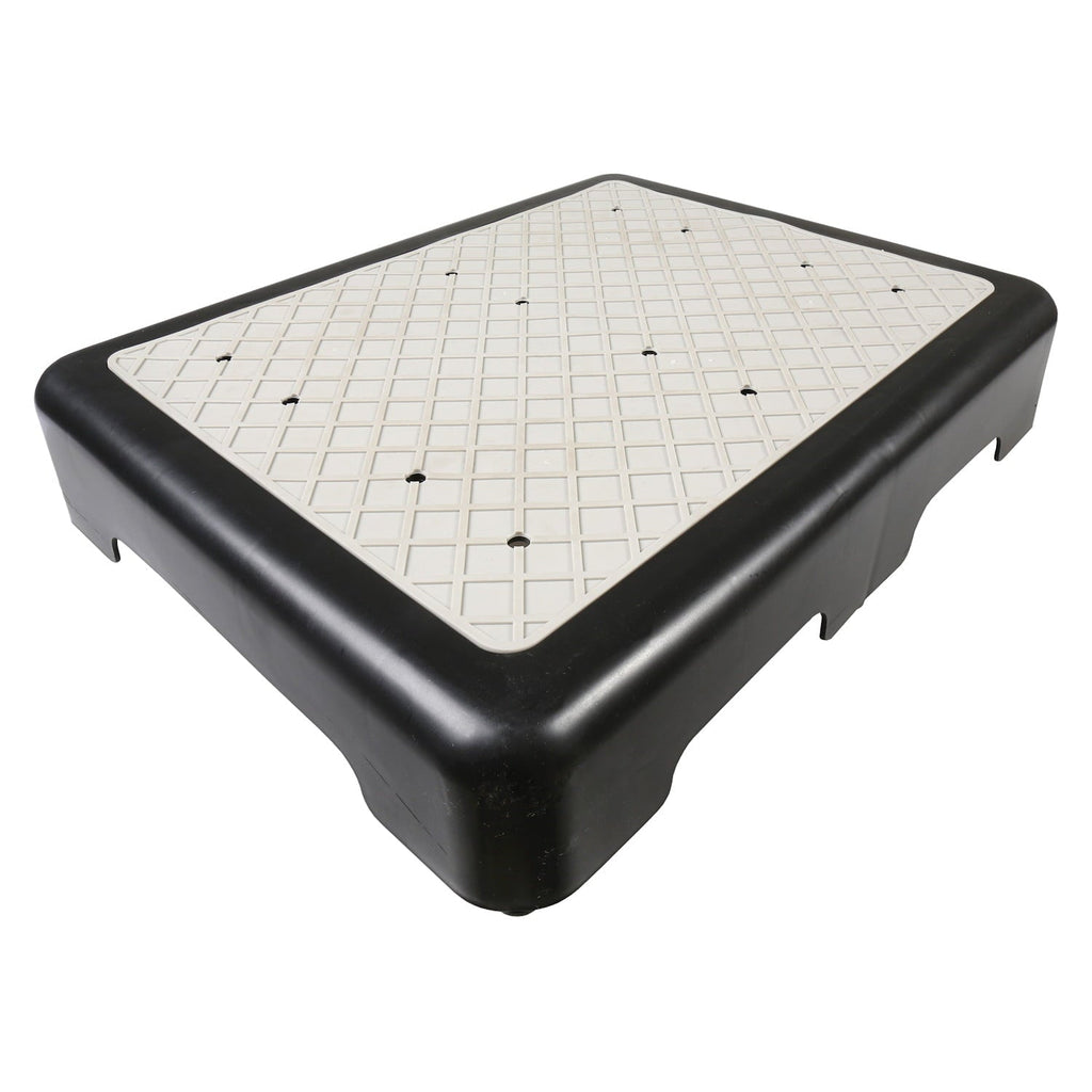 Riser Step Stool  - 3 1/2"H Safety Half Step Platform - Indoor/Outdoor