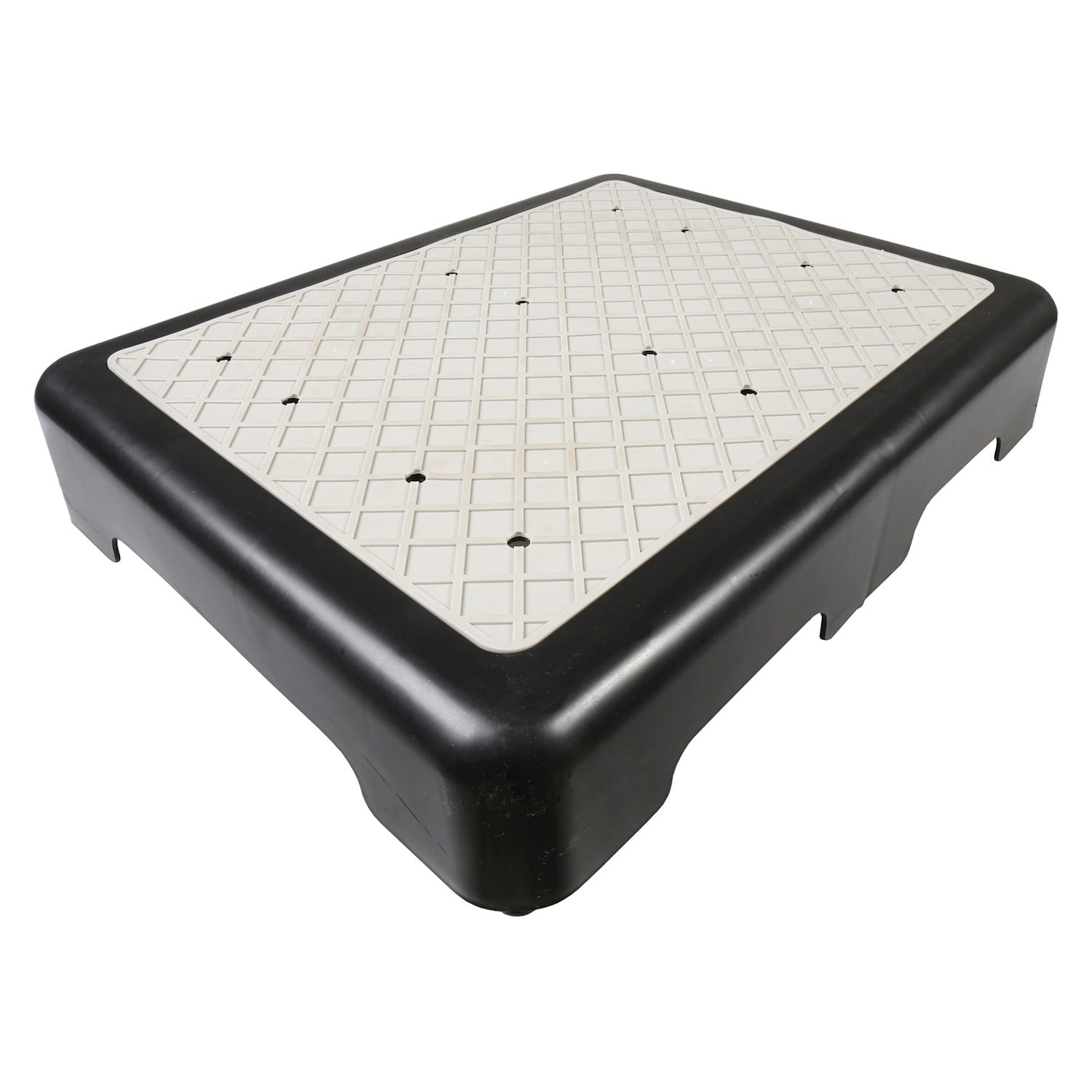 Riser Step Stool  - 3 1/2"H Safety Half Step Platform - Indoor/Outdoor