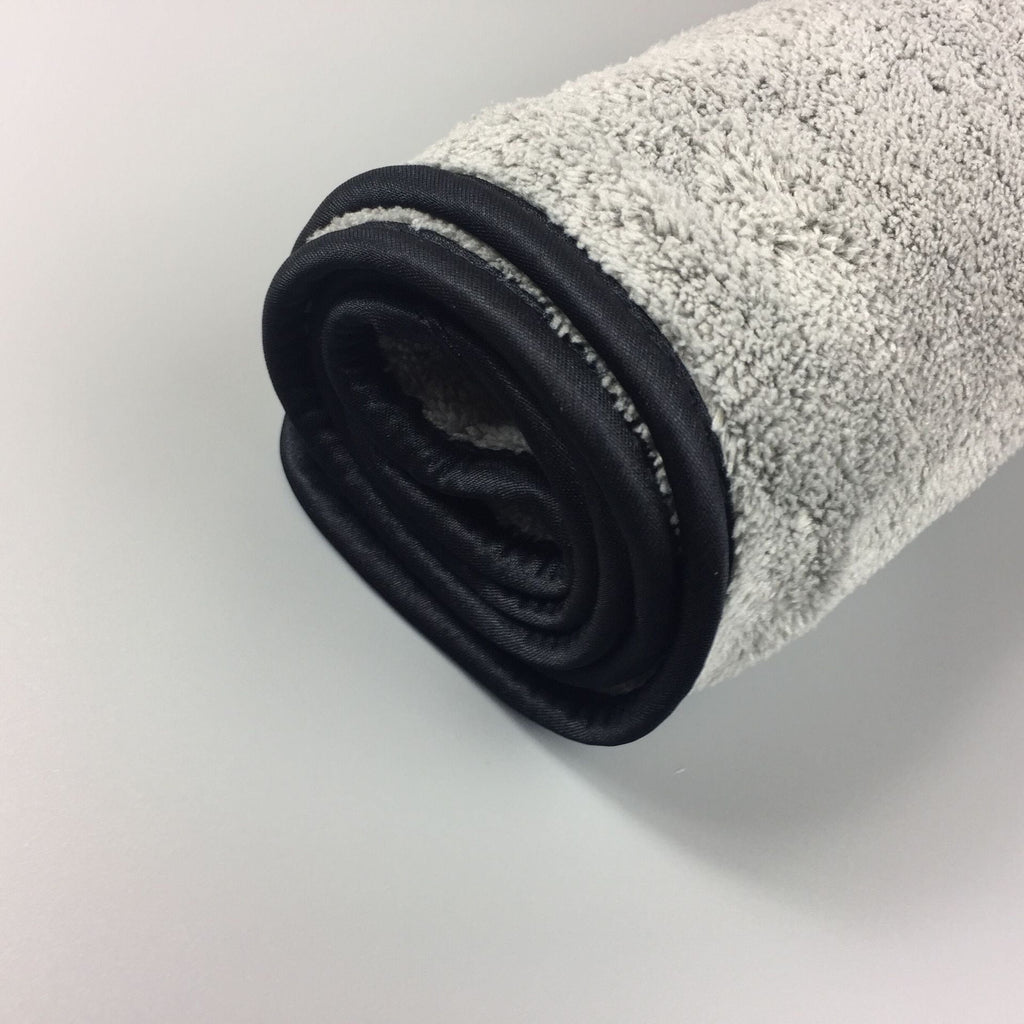 Microfiber Plush Car Drying Towel Cleaning Towels Super Absorbent Auto Detailing Towel 40x100cm Grey
