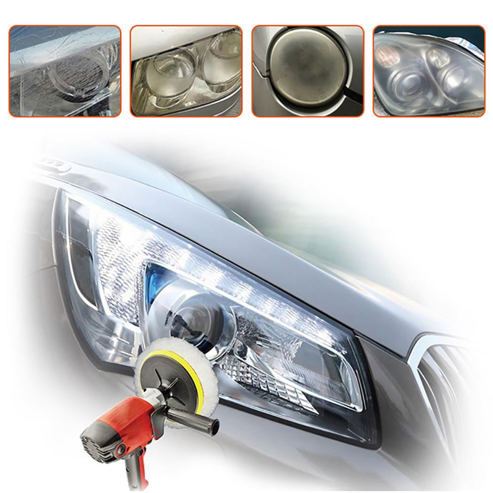 Polishing Headlight Repair Kit | Full Headlight Restoration Kit | Car Headlight Cleaner, Brings Headlights Back to Like New, Restores Oxidation, Hazy, Yellow, Scratch