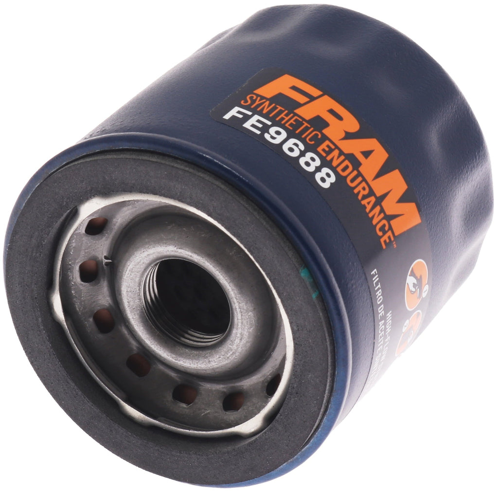 FRAM Synthetic Endurance FE9688, 25K mile Premium Spin-on Oil Filter for Synthetic Oils Fits select: 2012-2023 HYUNDAI ELANTRA, 1990-2019 HYUNDAI SONATA