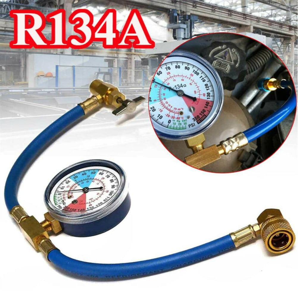 anna Top-up Aircon Conditioning Recharge Refill R-134a Trigger Gauge Car Air Con Kit