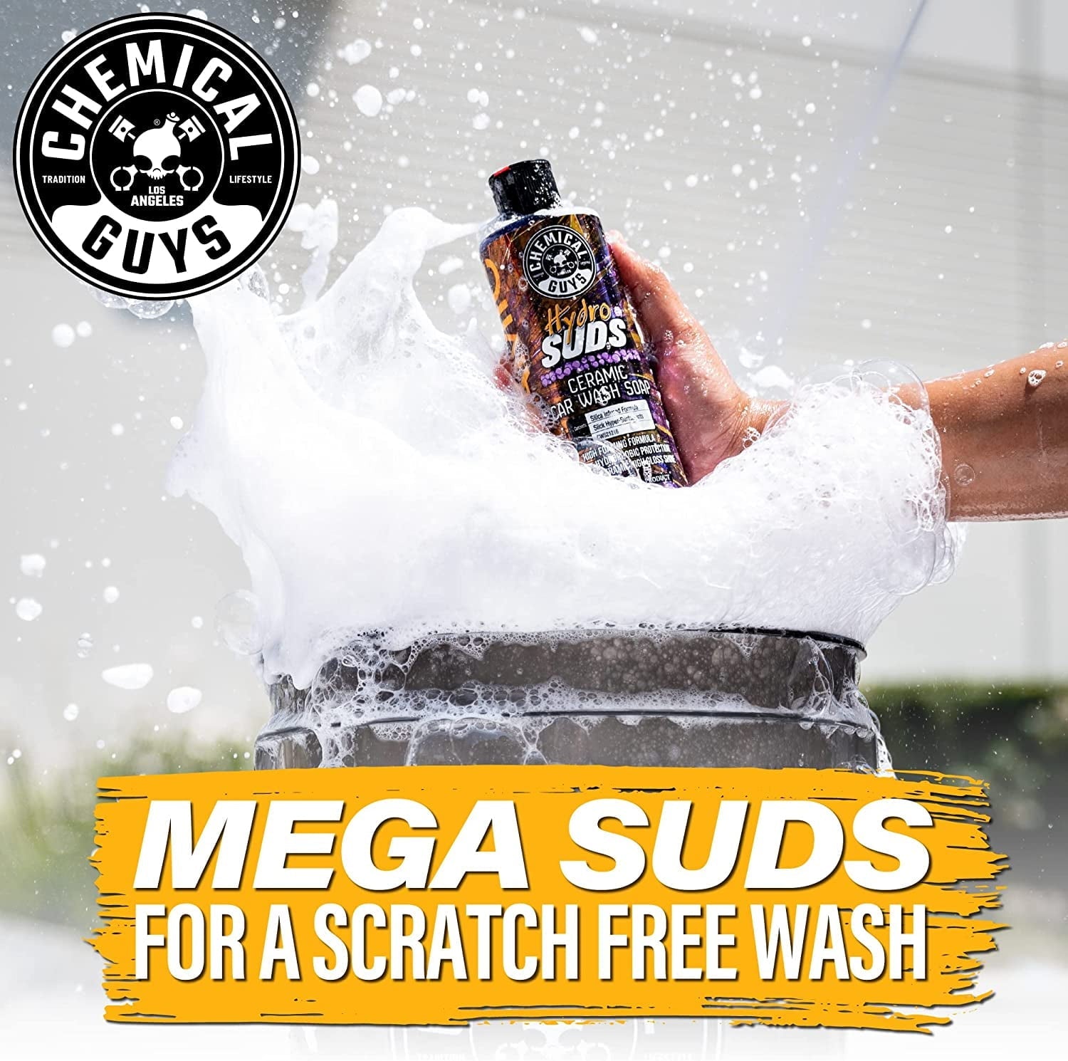 Chemical Guys Hydrosuds High-Gloss Hyper Foaming SiO2 Ceramic Car Wash Soap
