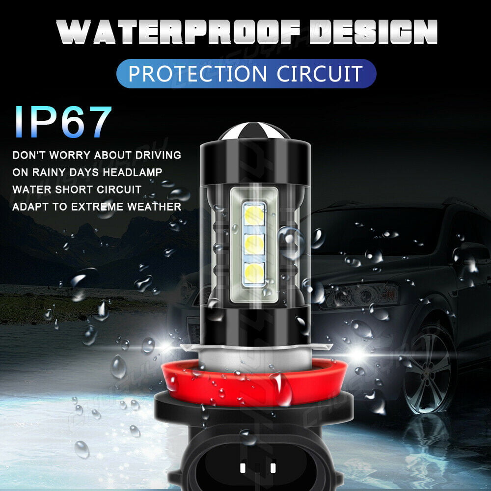 For Nissan Armada 2011-2015 9005 HB3 9006 HB4 LED Headlight Bulbs High Low Beam, 200W 6000LM 6000K Bright White, 6 Pack