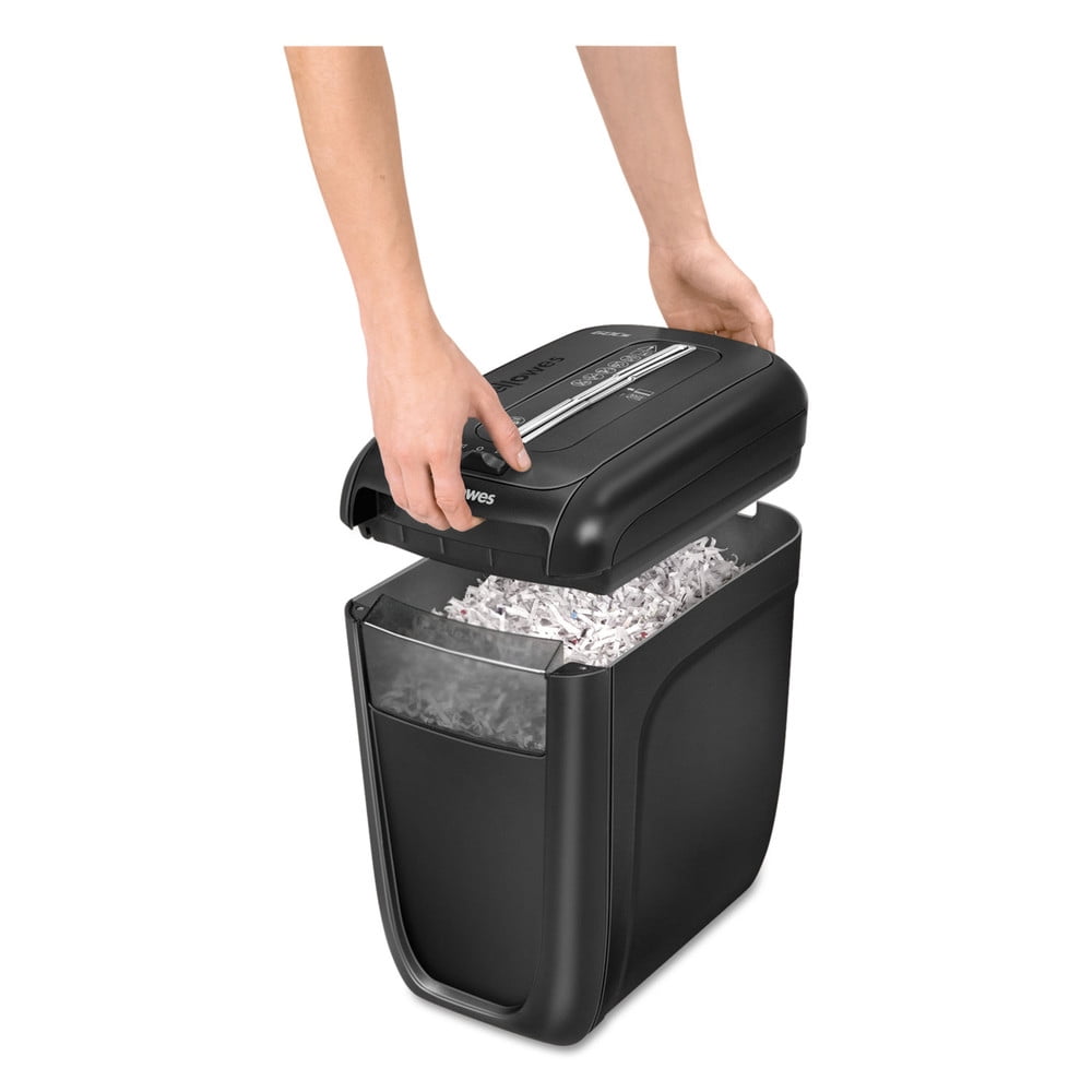 Fellowes Mfg Co. 4606001 Powershred 60cs Light-Duty Cross-Cut Shredder, 10 Sheet Capacity