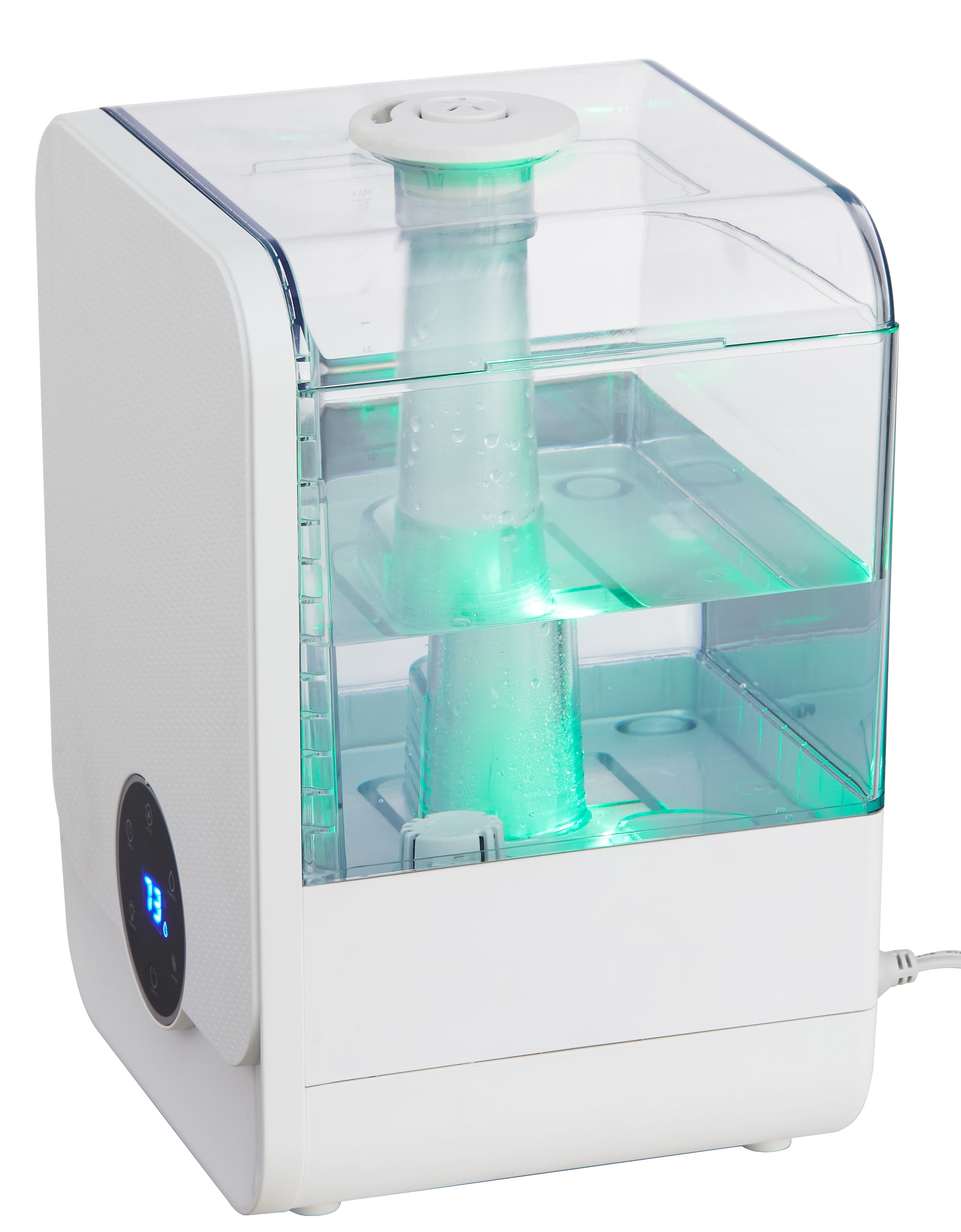 Better Homes & Gardens 1.6 Gal Ultrasonic Warm/Cool Mist Humidifier with Remote, White