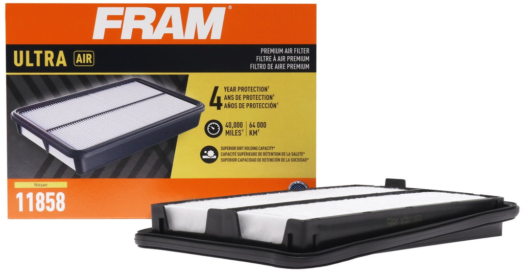 FRAM Ultra Air XGA11858, Premium Engine Air Filter, Replacement Filter for Select Nissan Vehicles Fits select: 2014-2020 NISSAN ROGUE, 2017-2022 NISSAN ROGUE SPORT