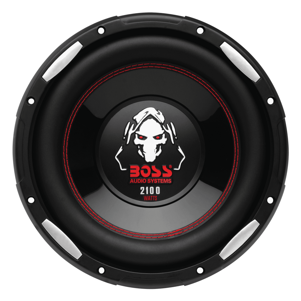 BOSS Audio Phantom 10" 2100W DVC 4-Ohm Deep Bass Car Subwoofer | P106DVC